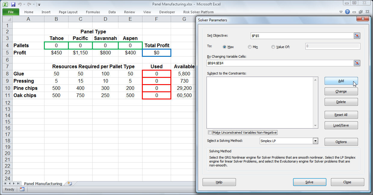 Excel solver for mac